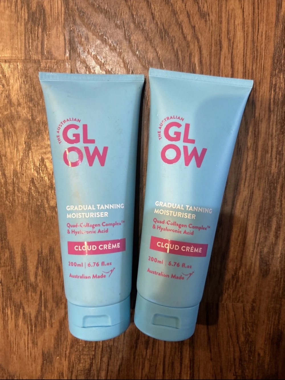 2 X Australian Glow Gradual Tanning Moisturizer 6.76oz